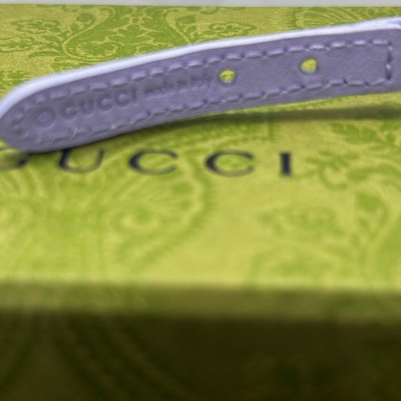 NWT! Gucci Lavender Leather Bracelet Comes with Box - Picture 6 of 9